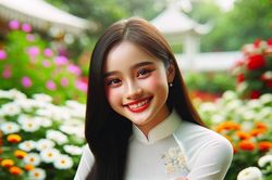 Vẻ đẹp thiếu nữ mùa xuân qua 'mắt nhìn' của trí tuệ nhân tạo