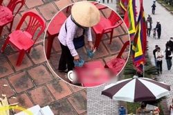 Rùng mình quán nước mía ở Đền Trần: 'Lấy nước thừa của khách trước bán cho khách sau'