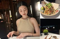 Chu Thanh Huyền khoe đi ăn sang chảnh, không đi xem trấn đấu Quang Hải 'nổ súng' tưng bừng