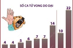 Bệnh dại có xu hướng gia tăng