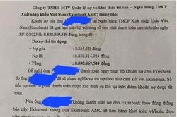 Làm rõ tính pháp lý vụ việc nợ thẻ tín dụng Eximbank gần 9 triệu thành nợ xấu hơn 8,8 tỷ đồng