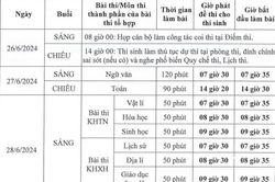 Kỳ thi tốt nghiệp THPT 2024 sẽ diễn ra từ ngày 26 - 29/6/2024