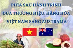Phía sau hành trình đưa thương hiệu, hàng hóa Việt Nam sang Australia