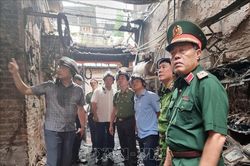 Vụ cháy tại Cầu Giấy: Lãnh đạo Bộ Công an và Thành ủy Hà Nội trực tiếp kiểm tra chỉ đạo
