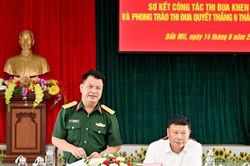 Đắk Nông sơ kết Phong trào Thi đua Quyết thắng cụm các huyện biên giới và Trung đoàn 994