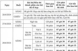 Chi tiết lịch thi tốt nghiệp THPT năm 2024 và những mốc thời gian cần lưu ý