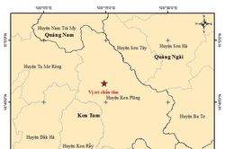 Động đất lớn nhất từ trước đến nay xảy ra tại Kon Tum