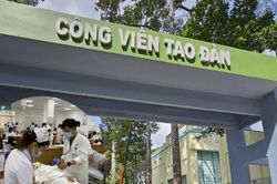 TPHCM: Gãy nhánh cây ở công viên Tao Đàn, 5 người thương vong