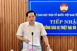 Ban Vận động cứu trợ tỉnh bàn phương án hỗ trợ các tỉnh phía Bắc bị thiệt hại do bão số 3