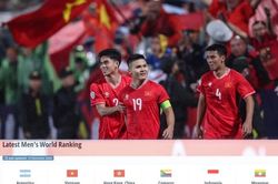 Đội tuyển Việt Nam lên hạng 114 thế giới
