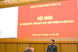 Đảng ủy Binh chủng Thông tin: Lãnh đạo bảo đảm tốt thông tin liên lạc trong mọi tình huống