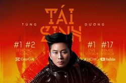 'Tái sinh' của Tùng Dương lọt top 1 Trending Music của YouTube