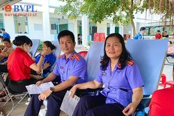 VKSND thị xã Tân Châu tích cực tham gia hiến máu tình nguyện
