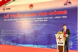 Khởi công dự án đường dây 500kV Lào Cai – Vĩnh Yên