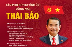 [Infographic] Chân dung tân Phó bí thư Tỉnh ủy Đồng Nai Thái Bảo