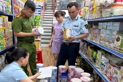 Nghệ An: phát hiện gần 200 sản phẩm sữa bột trẻ em nhập lậu