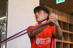 U23 Việt Nam rèn thể lực, sung sức chờ đấu Indonesia ở chung kết