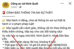 Thông tin trẻ 6 tuổi xã Ninh Quới bị bắt cóc là sai sự thật
