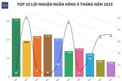 Top 10 lợi nhuận ngân hàng: VietinBank bứt tốc, Techcombank dẫn đầu khối cổ phần