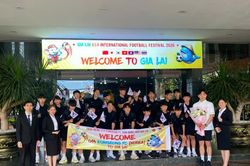 12 đội bóng U14 trong nước và quốc tế tranh tài tại Gia Lai