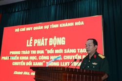 Bộ Chỉ huy Quân sự tỉnh Khánh Hòa phát động thi đua đổi mới sáng tạo và chuyển đổi số