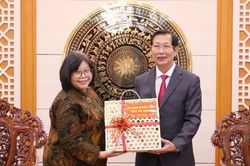 Phó Chủ tịch UBND tỉnh An Giang Lê Văn Phước tiếp Tổng lãnh sự Indonesia tại TP. Hồ Chí Minh