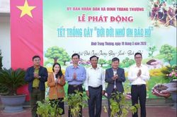 Lâm Đồng: UBND xã Đinh Trang Thượng phát động lễ trồng cây nhân kỷ niệm ngày sinh Chủ tịch Hồ Chí Minh
