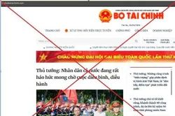 Bộ Tài chính cảnh báo tình trạng các website giả mạo