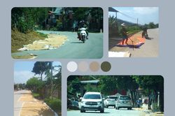 Nguy cơ mất an toàn giao thông từ phơi nông sản ven đường