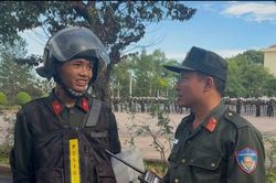 Chuyển đổi số trong huấn luyện ở Trung đoàn Cảnh sát cơ động Tây Nguyên