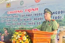 Công an Hà Nội và Bệnh viện Bạch Mai đưa y tế chất lượng cao về với đồng bào xã Ba Vì