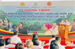 Công an Hà Nội và Bệnh viện Bạch Mai đưa y tế chất lượng cao về với đồng bào xã Ba Vì