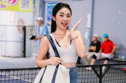 Hot girl Đan Thùy tự tin mặc bikini nhờ pickleball, quyết tâm lấy danh hiệu giải châu Á