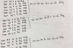 Tờ giấy nháp 'cầu điểm cao' gây chú ý của sĩ tử thi vào lớp 10