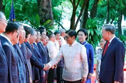 Lễ đón Tổng Bí thư, Chủ tịch nước Tô Lâm và Phu nhân tại Philippines