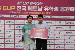 Lần đầu tại H&agrave;n Quốc c&oacute; giải b&oacute;ng đ&aacute; mang t&ecirc;n Kim Sang-sik
