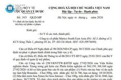 Thu hồi, ti&ecirc;u hủy l&ocirc; sữa tắm v&agrave; nước rửa tay của C&ocirc;ng ty Marico South East Asia
