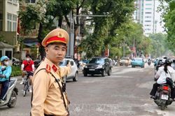Phân luồng giao thông phục vụ sự kiện tại Hà Nội trong ngày 7 - 8/6