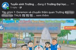 Nghi vấn xâm phạm bản quyền từ loạt video Doraemon quảng bá trường học ở Thái Nguyên
