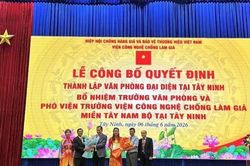 Th&agrave;nh lập Văn ph&ograve;ng Viện C&ocirc;ng nghệ chống l&agrave;m giả miền T&acirc;y Nam Bộ tại T&acirc;y Ninh