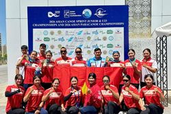Canoeing Việt Nam giành 14 huy chương ở giải châu Á