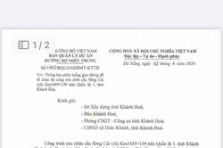 Phân luồng giao thông để sửa chữa cầu Sông Cái