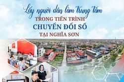 Lấy người dân làm trung tâm trong tiến trình chuyển đổi số tại Nghĩa Sơn