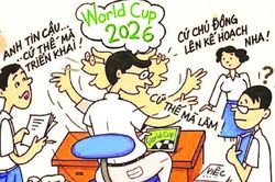 Góc biếm họa: Bóng lăn, đừng để kỷ cương 'việt vị'