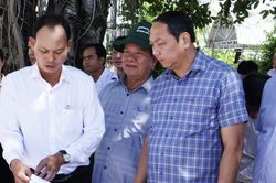 Phó Bí thư Tỉnh ủy An Giang Lâm Minh Thành khảo sát hạ tầng, giáo dục