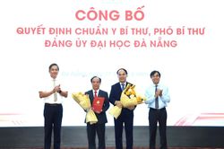 Công bố quyết định nhân sự lãnh đạo Đảng ủy Đại học Đà Nẵng và Ban Giám hiệu các trường đại học thành viên