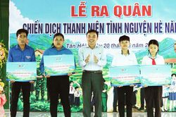 Xã Tân Hội ra quân Chiến dịch 'Thanh niên tình nguyện hè' năm 2026