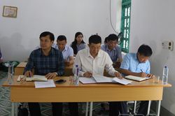 Phó Chủ tịch Thường trực UBND tỉnh Lò Văn Cương dự sinh hoạt chi bộ tại xã Sín Chải