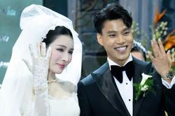 Đám cưới cầu thủ Văn Thanh, cô dâu công khai có con gái riêng