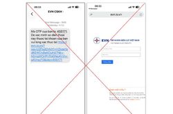 Nhiều người mất tiền, EVN cảnh báo thủ đoạn lừa đảo bằng tin nhắn OTP